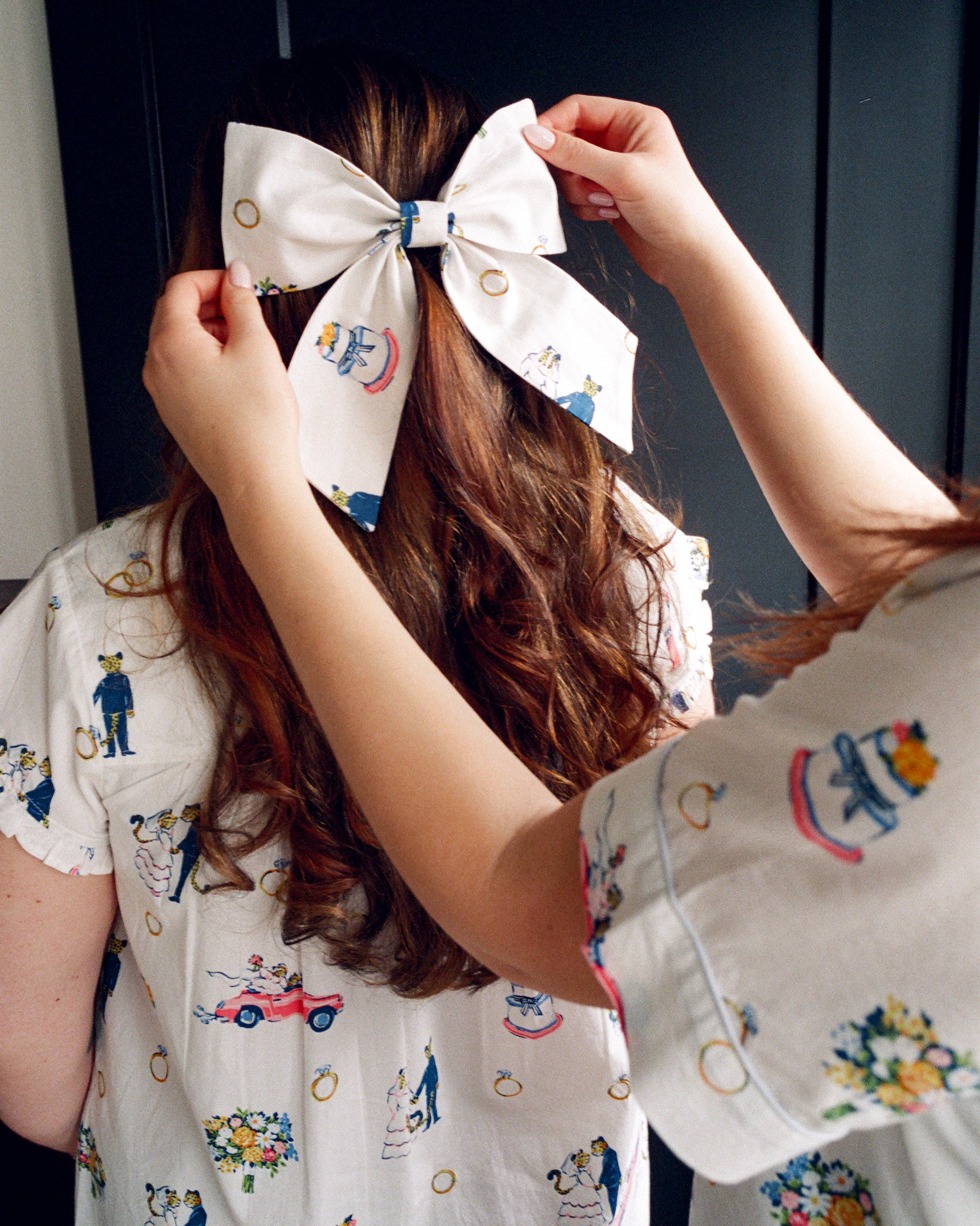 Happily Ever After - The Preppy Hair Bow - Cloud